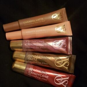 Victoria's Secret Lip Gloss Collection - Caramel, Pink, Red Hues